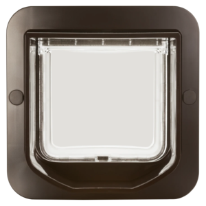 Brown_SureFlap_Microchip_Cat_Flap_Back_Staright