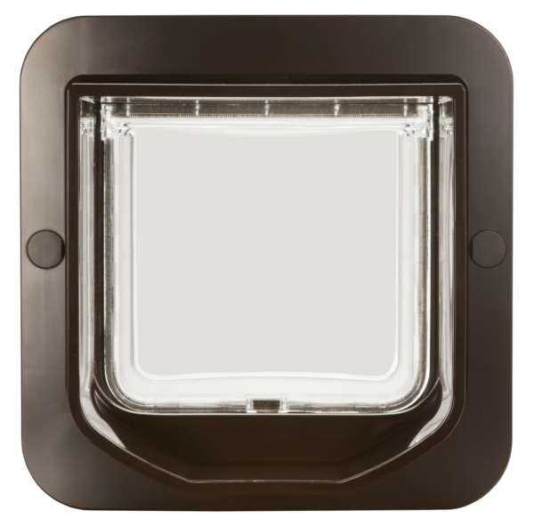 Brown_SureFlap_Microchip_Cat_Flap_Back_Staright