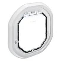 G-DDW Pet-Tek Glass Fitting Medium Dog Door White